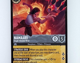 Namaari Single-minded Rival ROJ Lorcana Proxy/orica, Common/holo