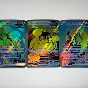 Iron Leaves EX, Iron Crown EX, Iron Boulder EX Temporal Forces Proxy/Orica, Holo