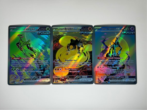 best pokemon chase cards Iron Leaves ex Promo SVP 128, NM Pokemon Card main image 0