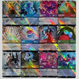 Conjunto encantado ROTF (arte alternativo) Lorcana Proxy/Orica, común/holográfica
