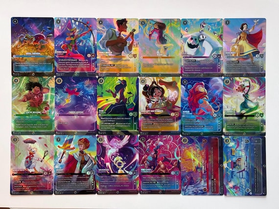 Enchanted Set SS (alt Art) Lorcana Proxy/orica, Holo - Etsy
