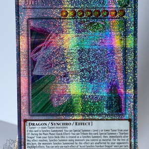 Accel Synchro Stardust Dragon  Proxy/Orica, Ultra Rare/Starlight