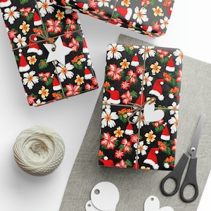Christmas Gift Wrap | Hawaiian christmas Wrapping Paper | Gift Wrapping Paper | Made In Usa | Hawaiian wrapping paper | Hawaiian gift wrap