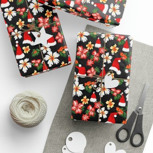 Christmas Gift Wrap | Hawaiian christmas Wrapping Paper | Gift Wrapping Paper | Made In Usa | Hawaiian wrapping paper | Hawaiian gift wrap