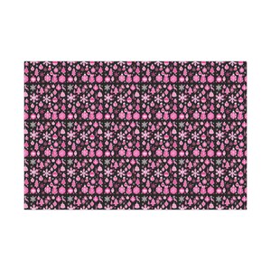 Pink & Black Festive Gift Wrap Papers | Holiday Packaging for Christmas Gifts, Pink Christmas Wrapping Paper, Gift Wrap #2