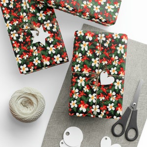 Christmas Gift Wrap | Hawaiian christmas Wrapping Paper | Gift Wrapping Paper | Made In Usa | Hawaiian wrapping paper | Hawaiian gift wrap