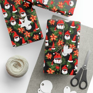 Christmas Gift Wrap | Hawaiian christmas Wrapping Paper | Gift Wrapping Paper | Made In Usa | Hawaiian wrapping paper | Hawaiian gift wrap
