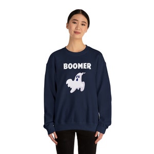 Boomer halloween Unisex Heavy Crewneck Sweatshirt