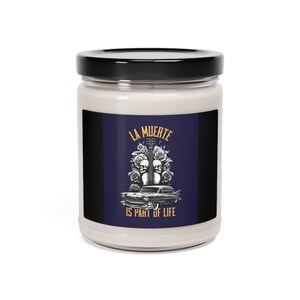 dia de los muertos, día de los muertos Vela de soja perfumada, 9oz