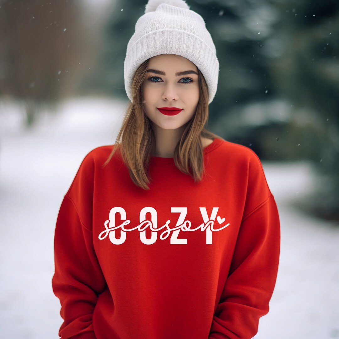 Christmas Cozy Season Sweatshirt Christmas Sweatshirt - Etsy