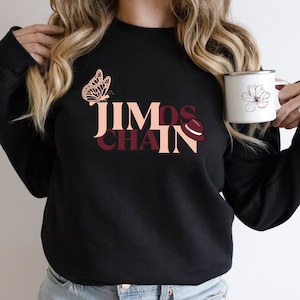 Jimin BTS chaos butterfly Sweatshirt, BTS Jimin Chaos Butterfly crewneck gift, BTS Jimin fan chaos sweatshirt