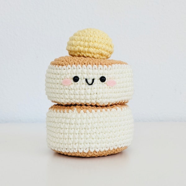 Fluffy Pancakes Amigurumi Pattern | Crochet Pattern (Digital)