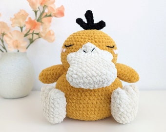 Pato Dormilón / Patrón de Ganchillo Amigurumi / Archivo Digital