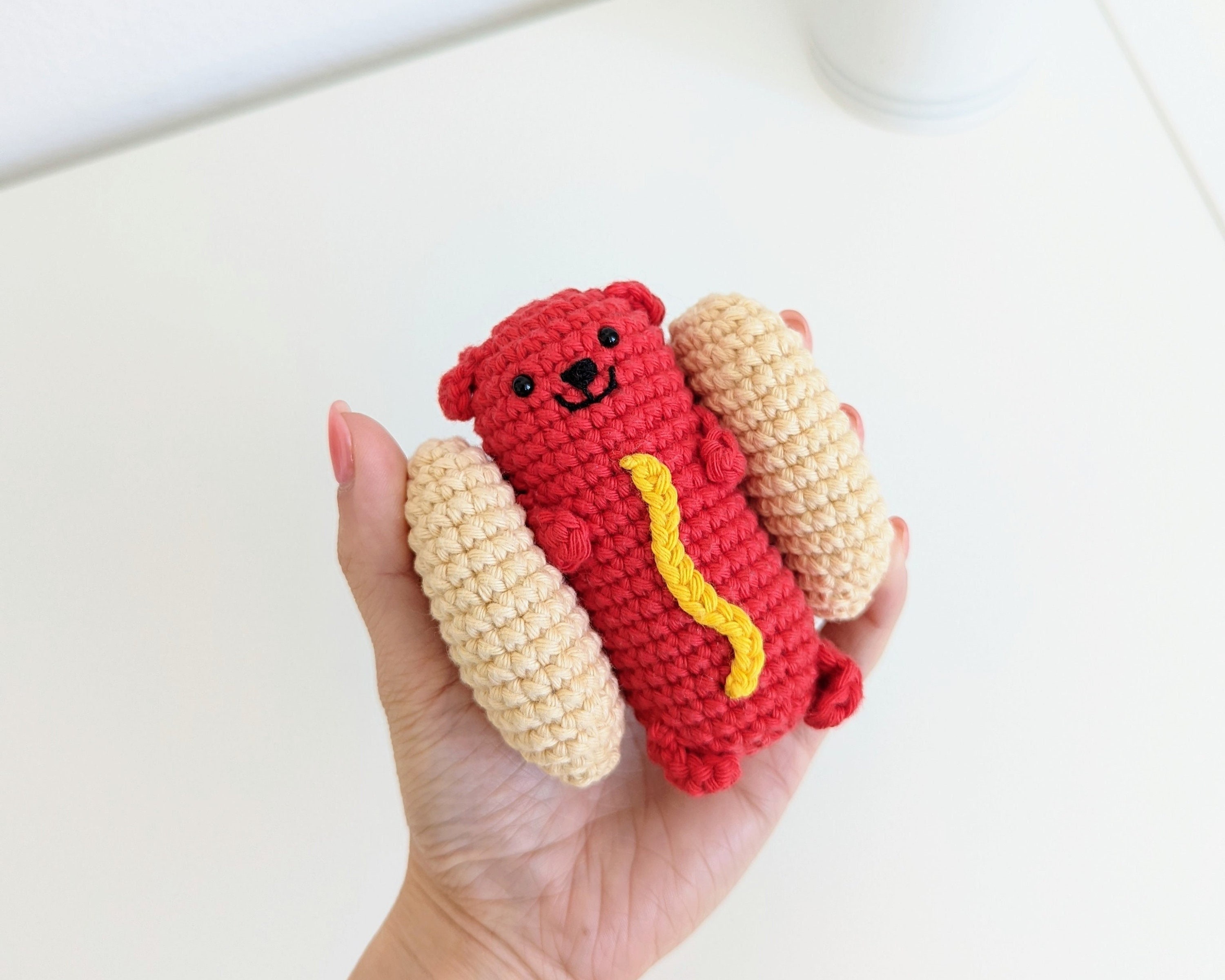 Clifford Hot Dog | Crochet Amigurumi Pattern (digital File) - Etsy