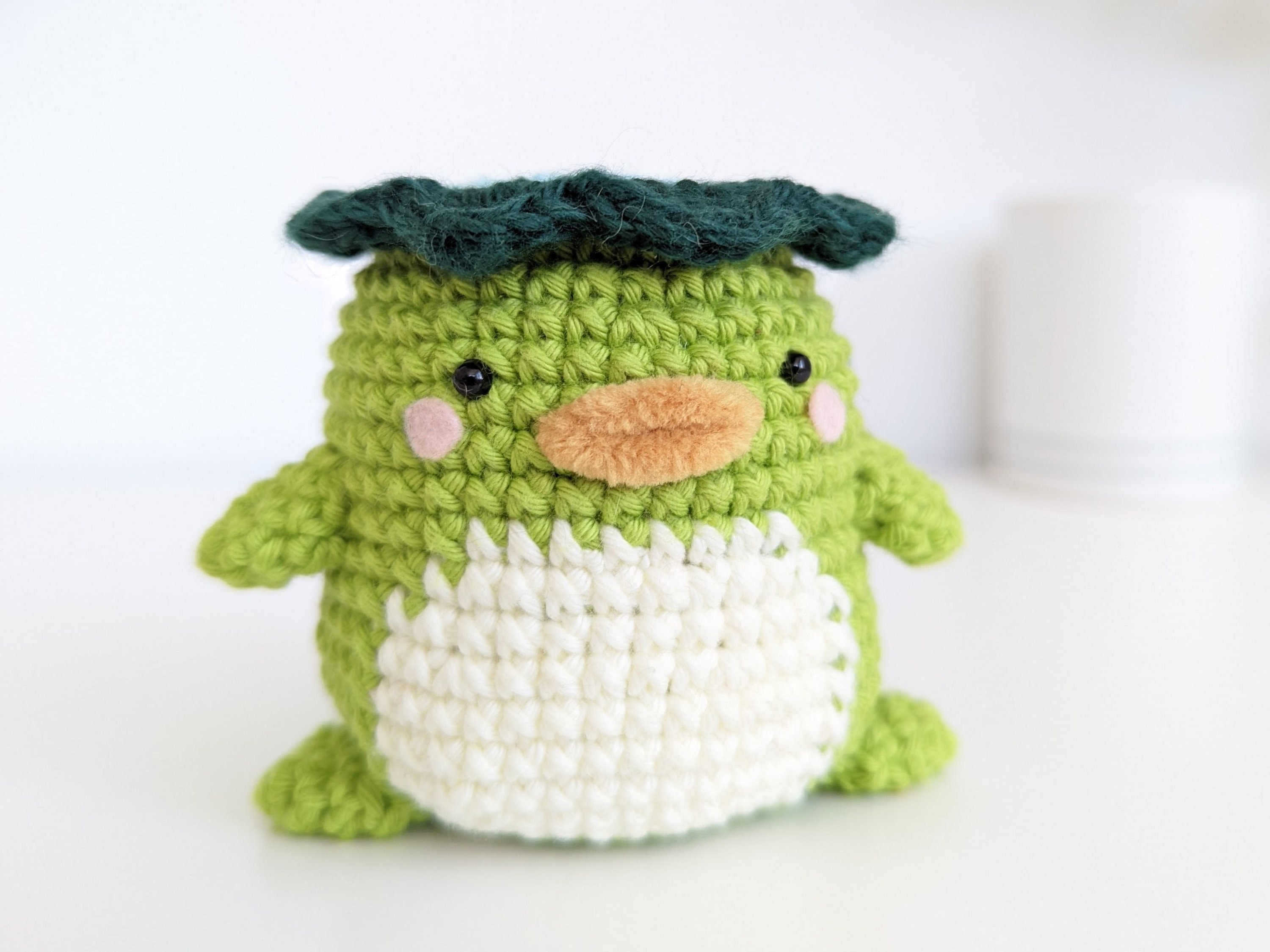 カッパのカイ |あみぐるみかぎ針編みパターン |デジタルファイル