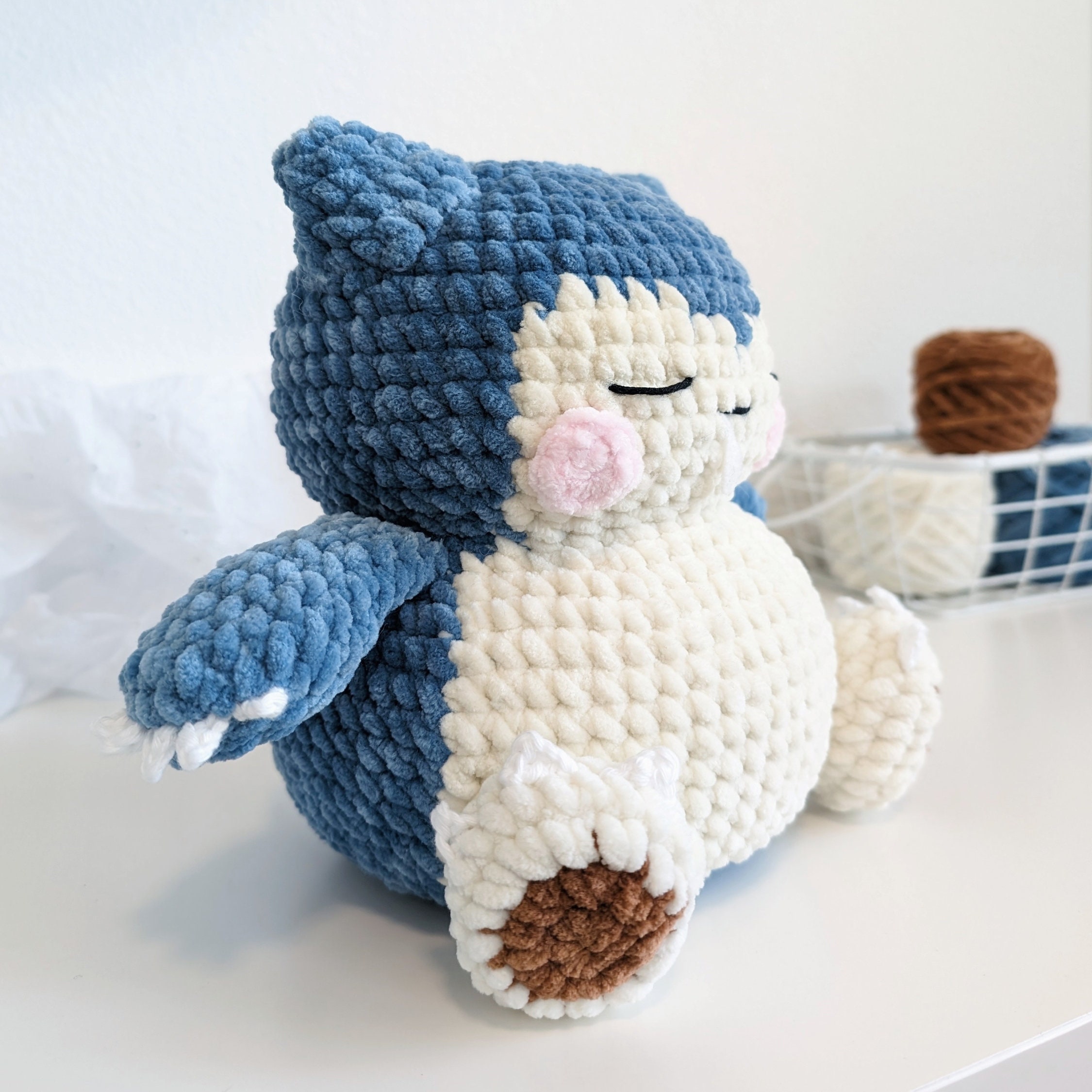 眠そうなモンスター｜あみぐるみ編み図｜デジタルファイル - Etsy 日本