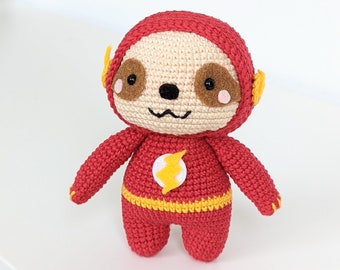 Flash the Sloth | Crochet Amigurumi Pattern (Digital File)