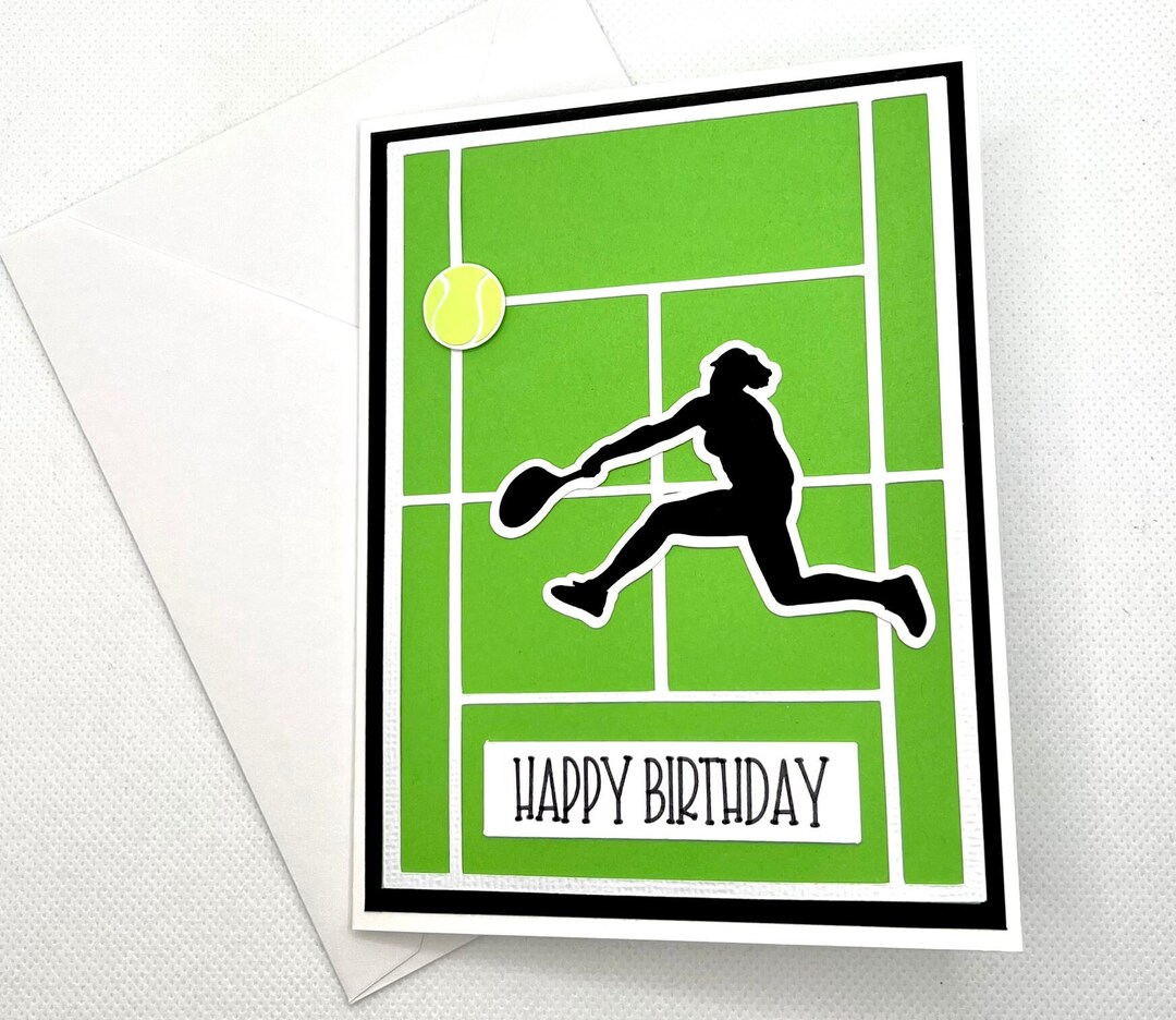 Football Player Birthday Card, Cool Handmade Blank A2 Greeting Card - View #3