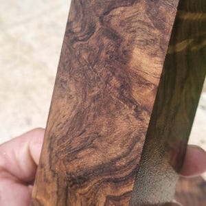 Walnut Burl Wood Lot: Knife Handle Blanks, Unstabilized Root