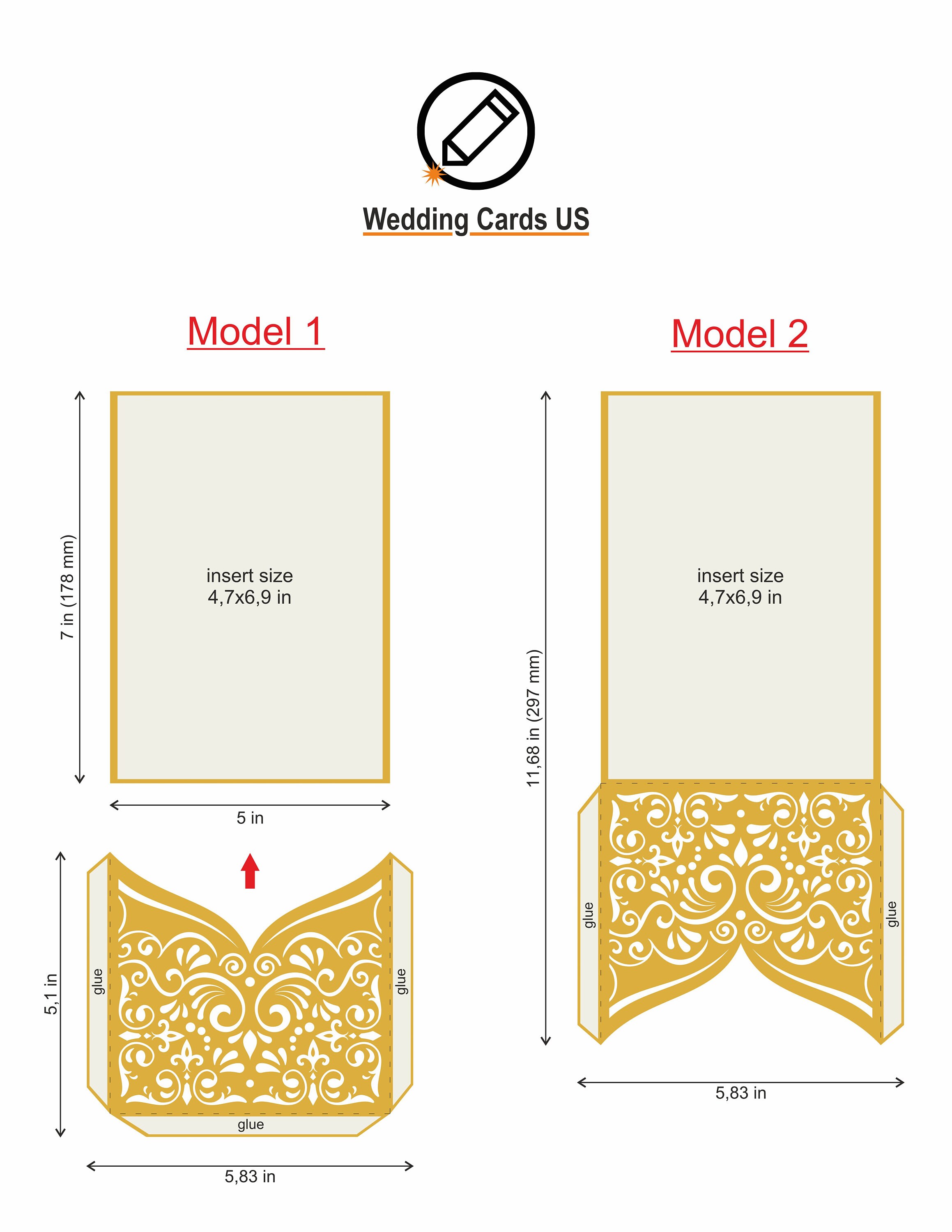 Svg Template of Lace Ornamental Mandala Panel Pocket Wedding - Etsy