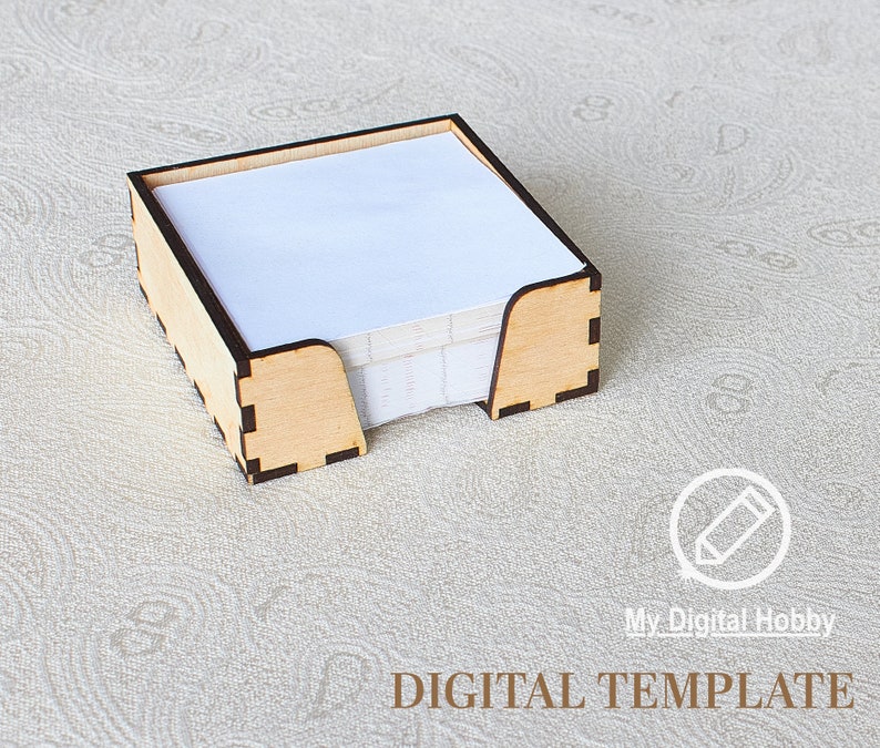 Set of Sticky Note Holders Svg Template of Post It Note Etsy