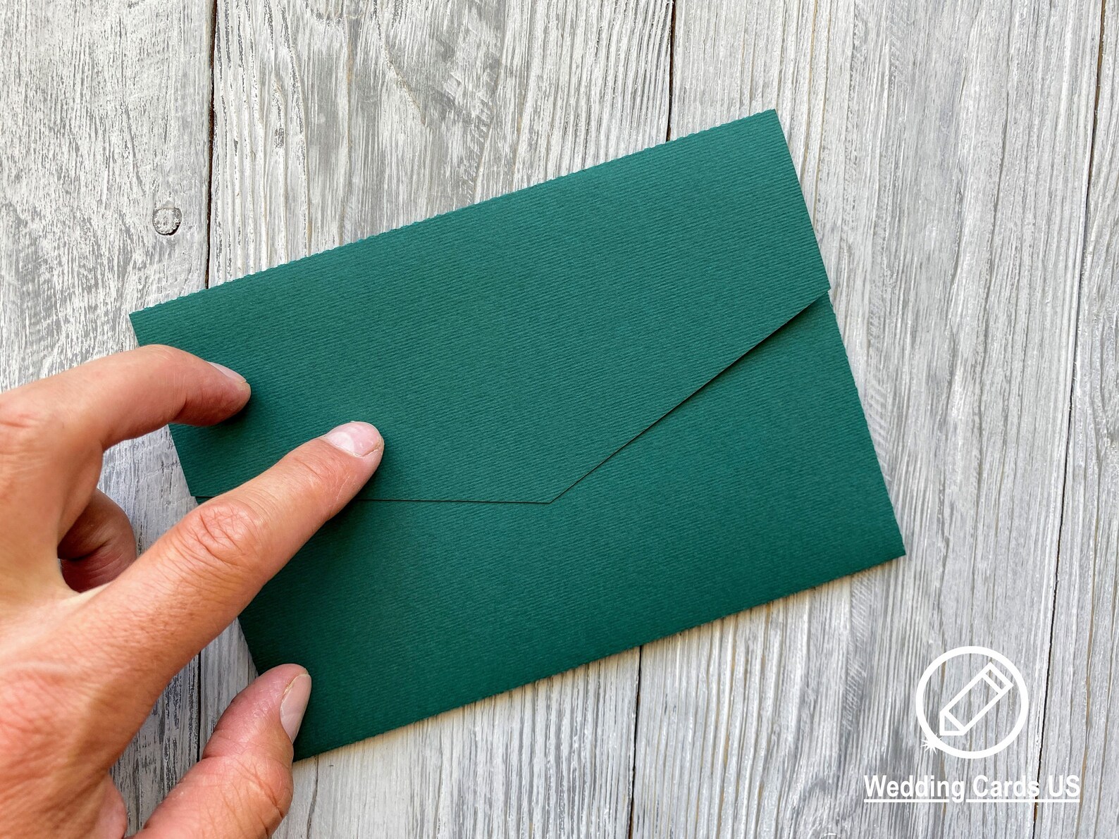 Simple Classic 5x7 Pocketfold Invitation Envelope Svg Template Etsy