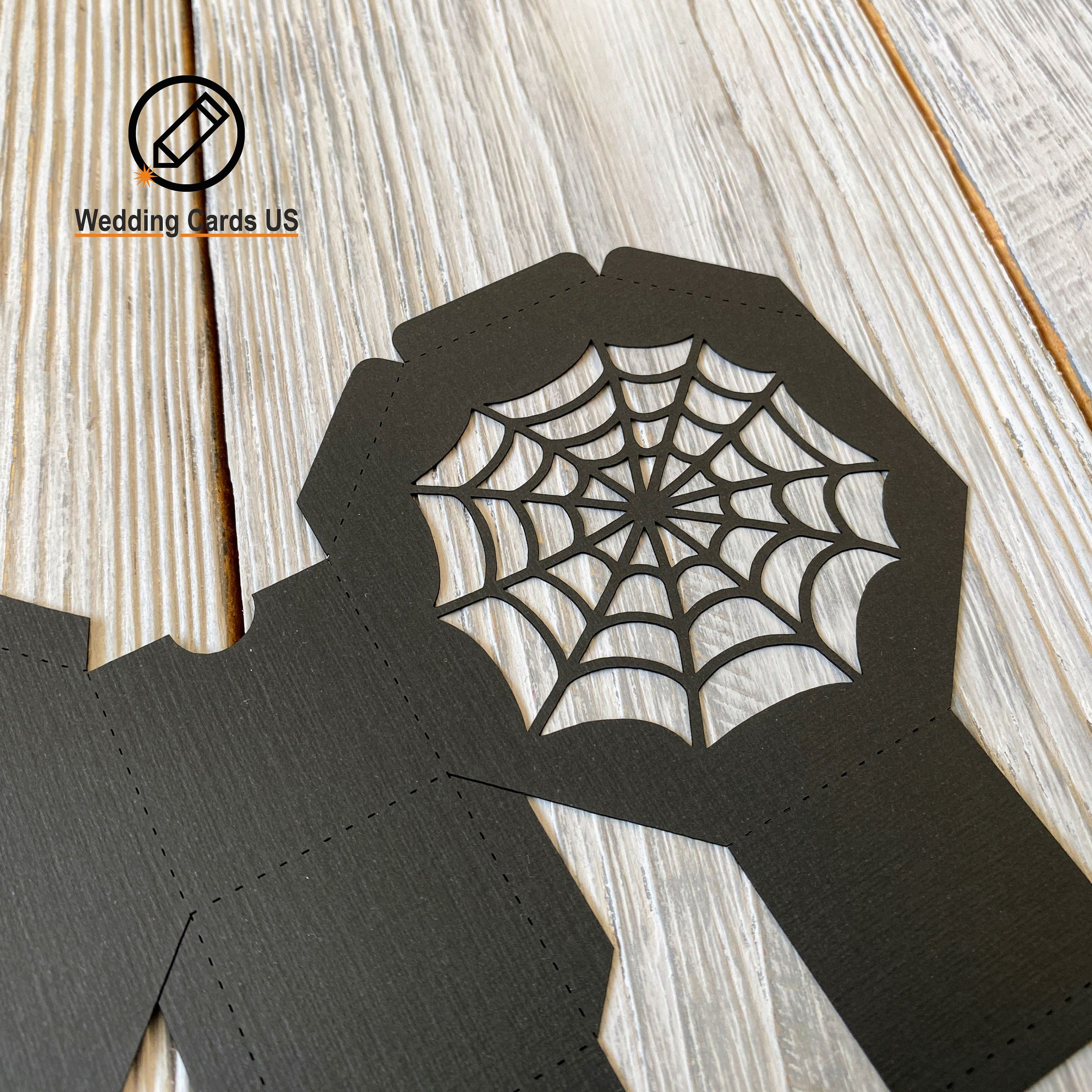 Spider Web Octagonal Gift Box With Lid Svg Cricut Template - Etsy