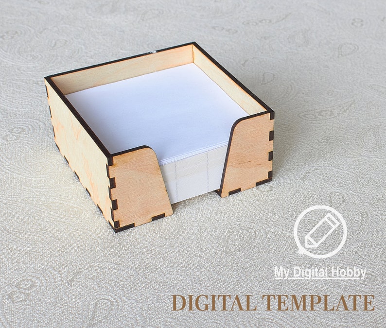 Set of Sticky Note Holders Svg Template of Post It Note Etsy