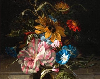 Anna Ruysch Still Life of Flowers Note Card | Art from a Private Collection