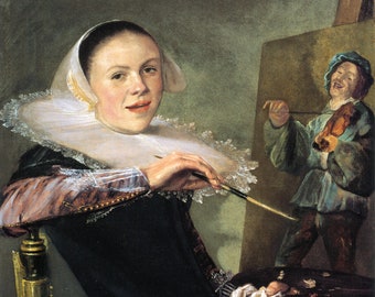 Judith Leyster Self-Portrait Note Card | Art from the National Gallery of Art