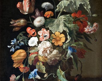 Rachel Ruysch magnet | Flower Still Life