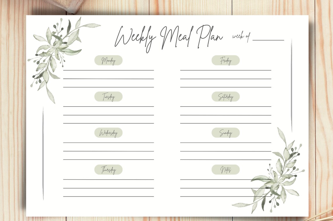 EDITABLE Printable Planners Daily Planner Monthly Planner - Etsy