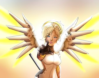 Overwatch - Mercy Print