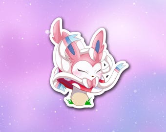 Eeveelutions Sticker, If I Fit, I Sit -  Glossy Finish