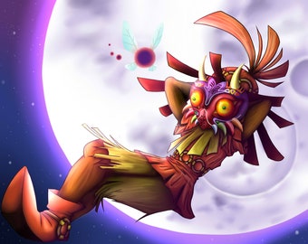 Legend of Zelda - Majora's Mask | Skull Kid Print