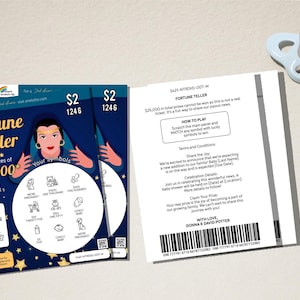Modèle de billet de loterie à gratter pour faire-part de grossesse à gratter, modèle de billet de loterie à gratter pour faire-part de grossesse imprimable V1