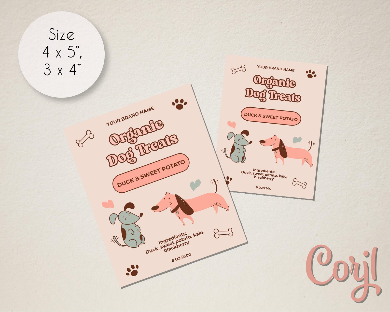 Image 19 for Dog Treat Label Template