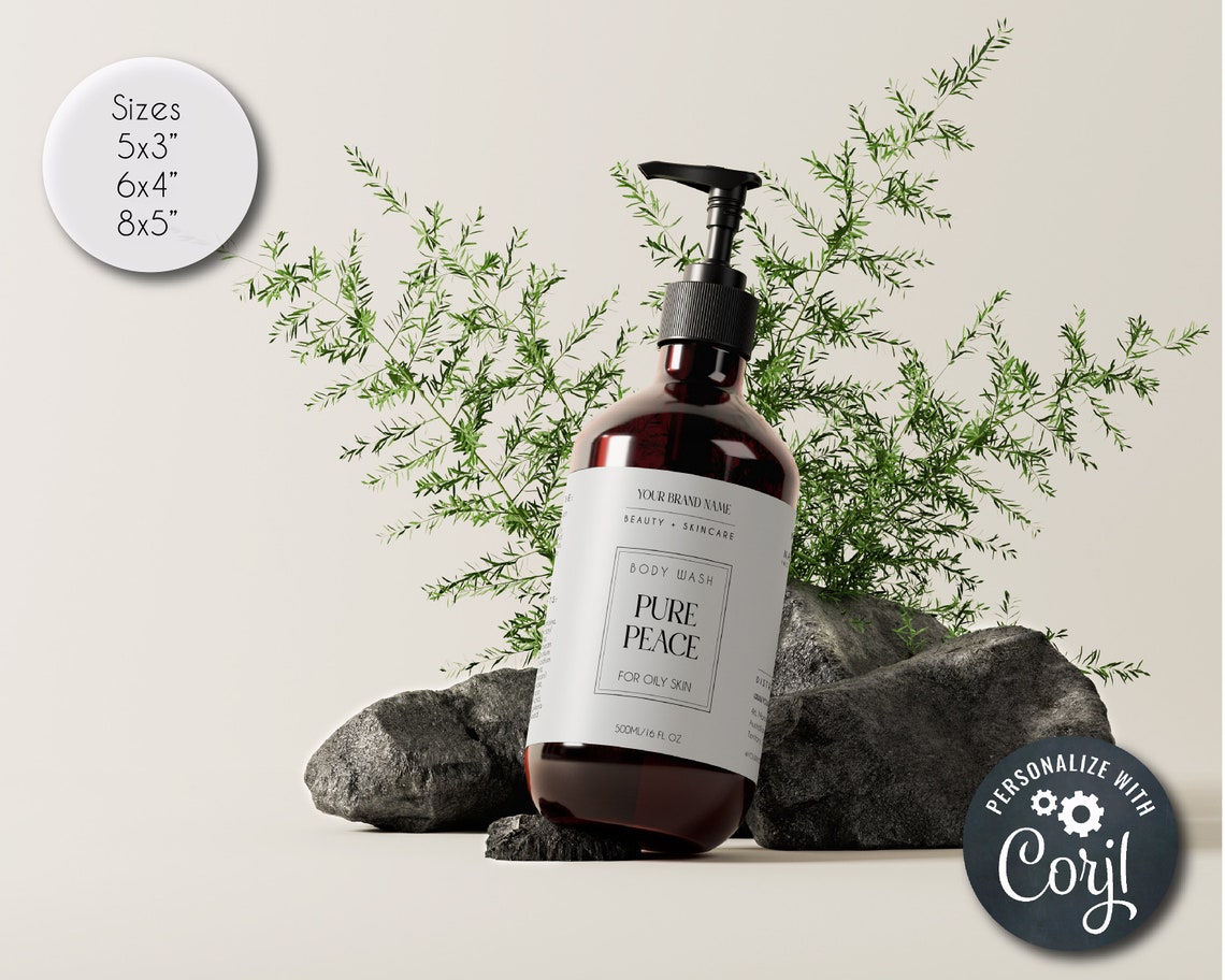 Editable Bath Product Label Template Printable Bath Product Etsy