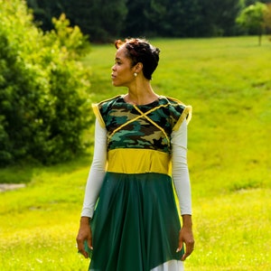 green praise dance dress Green 60s Silk Velvet Mini Dress S – OMNIA main image 1