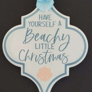 Beach Christmas Ornament