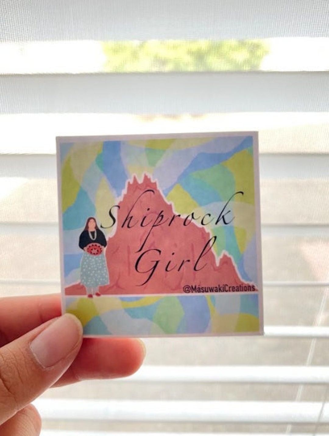 Shiprock Girl STICKER Etsy