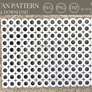 Rattan Pattern svg, Cane Weave pattern cut file, Rattan Laser svg, Cane laser file, Glowforge cut svg file, Laser Ready cut file