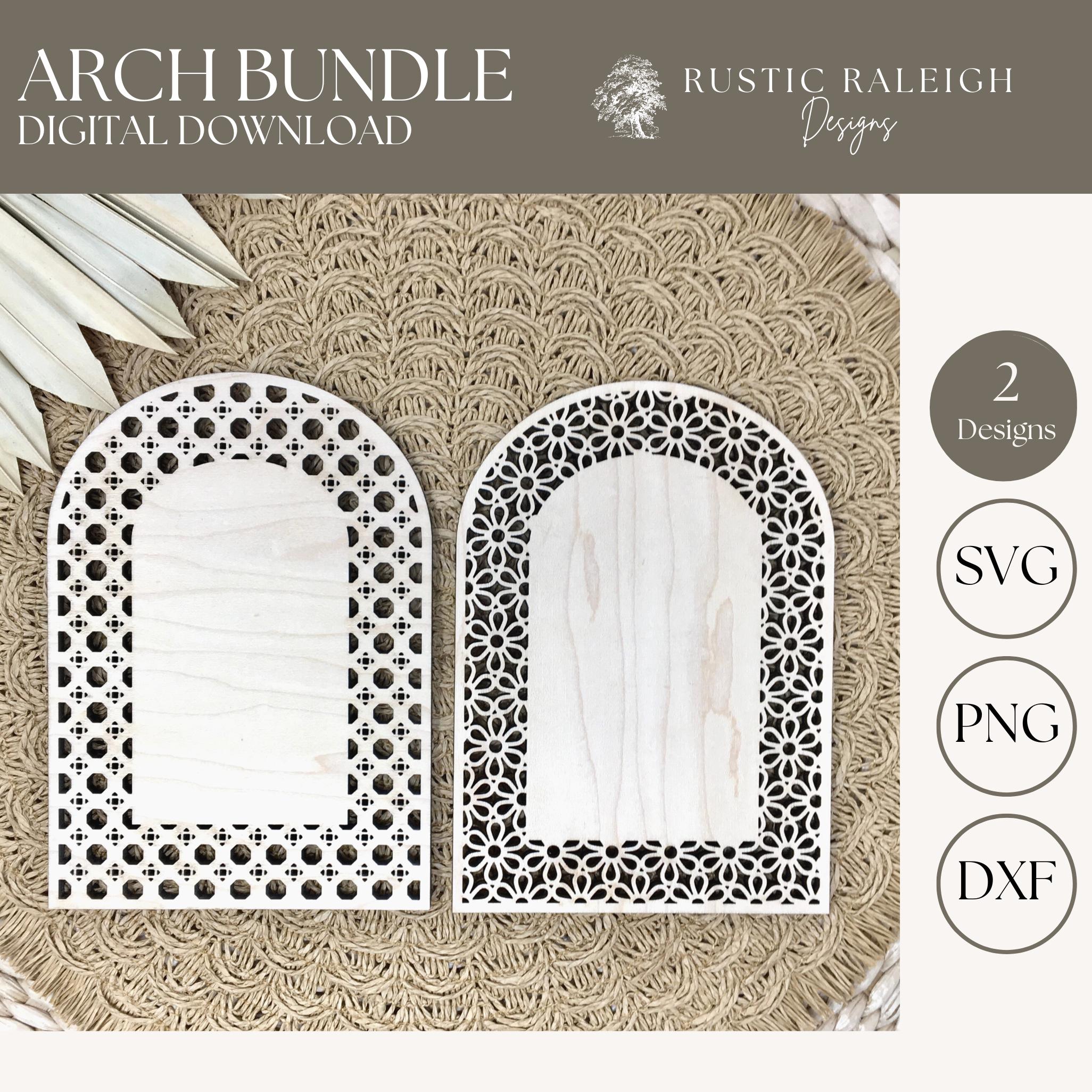 Rattan Arch Bundle Svg, Cane Weave Svg, Boho Frame, Rattan Laser Svg ...