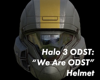 Halo 3 ODST &quot;We Are ODST&quot; Helmet 3D File Kit
