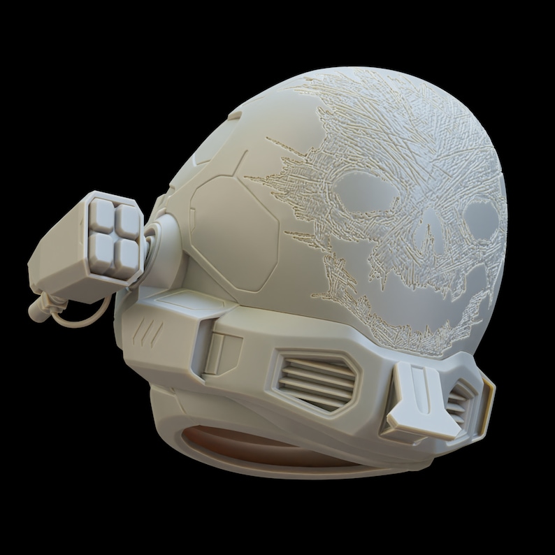 Halo Reach EVA emile Helmet 3D File Kit Etsy