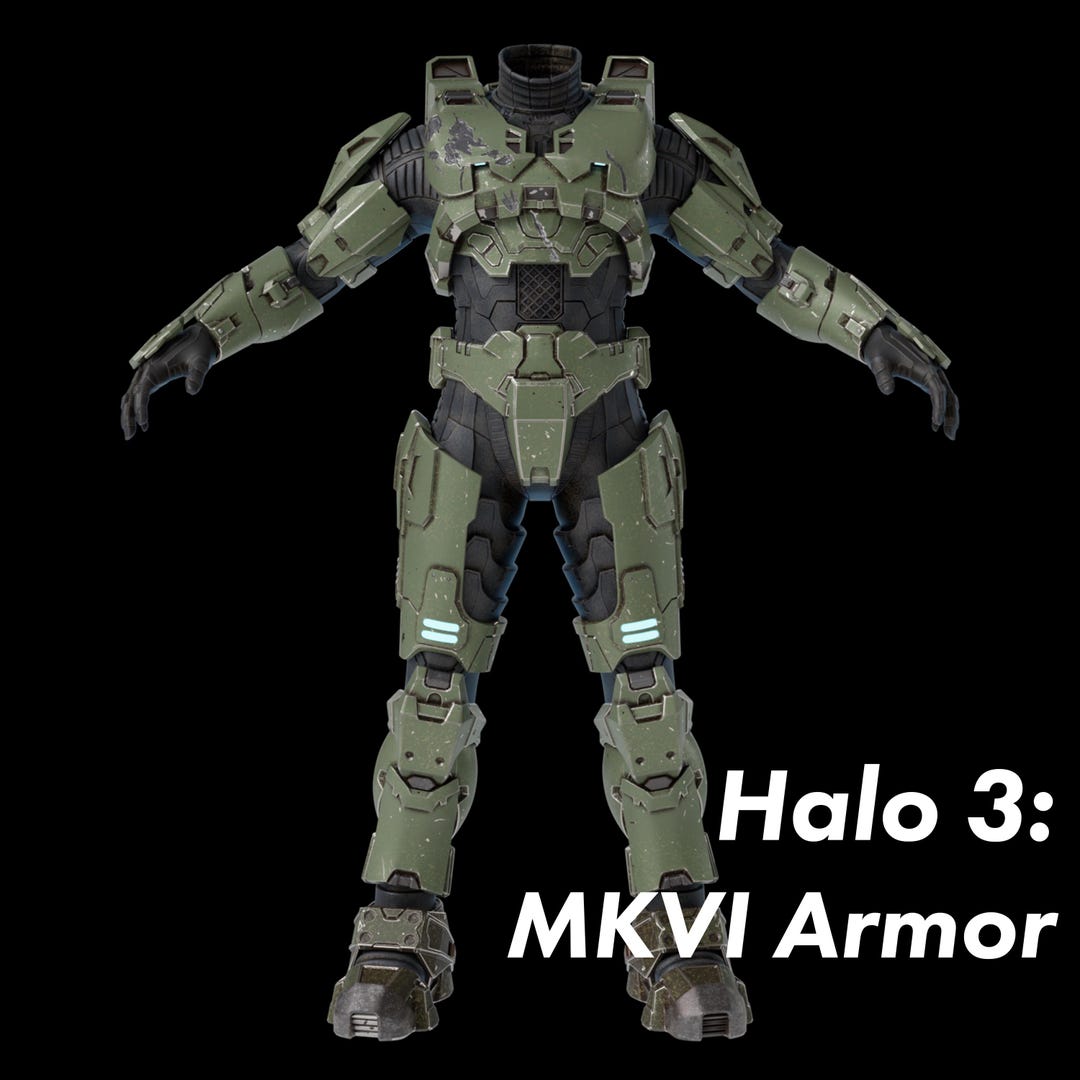 Halo 3：マスターチーフアーマー3Dファイルキット - Etsy 日本