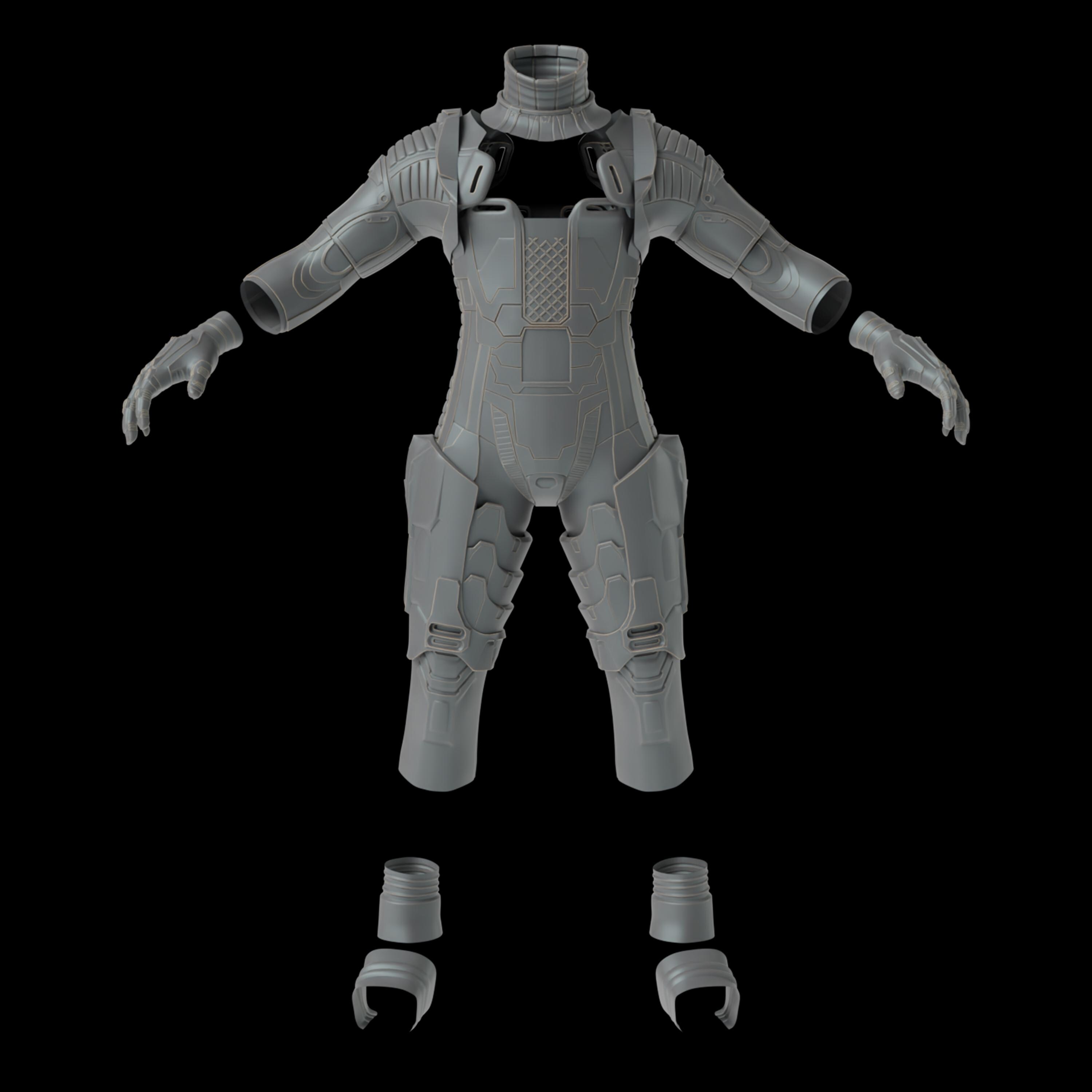 Halo 3: Master Chief Undersuit Molds 3D File Kit - Etsy