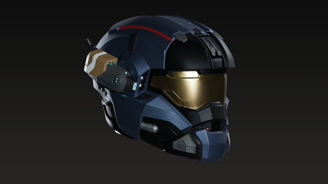 Halo Reach Commando carter Helmet 3D File Kit Etsy India