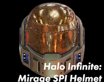 Halo Infinite: Mirage SPI Helmet 3D File Kit