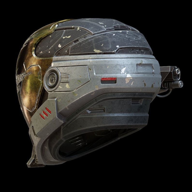 Halo Reach EVA emile Helmet 3D File Kit Etsy